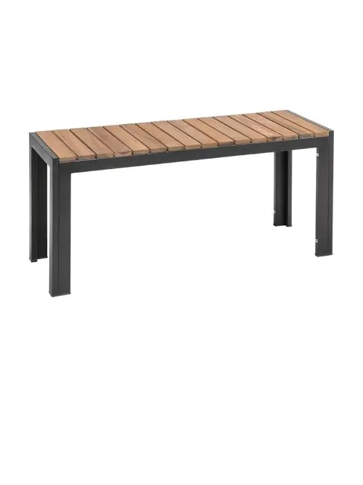 Banken - 2 stuks - H 45 x 100 x 35 CM - Acaciahout/Staal - Bolero - DS154 DS154 €291.99 Eetbanken