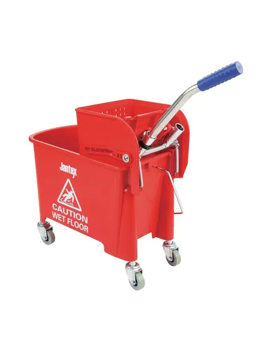 Emmer - 20 Liter - Rood - H 48 x 28 x 35 CM - Jantex - DL912 DL912 €40.46 Schoonmaakwagen