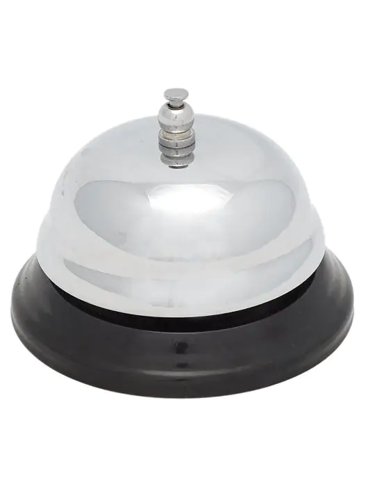Receptiebel - Zilver - Ø 8.5 CM - G-Line 76877 €4.95 Receptiebellen