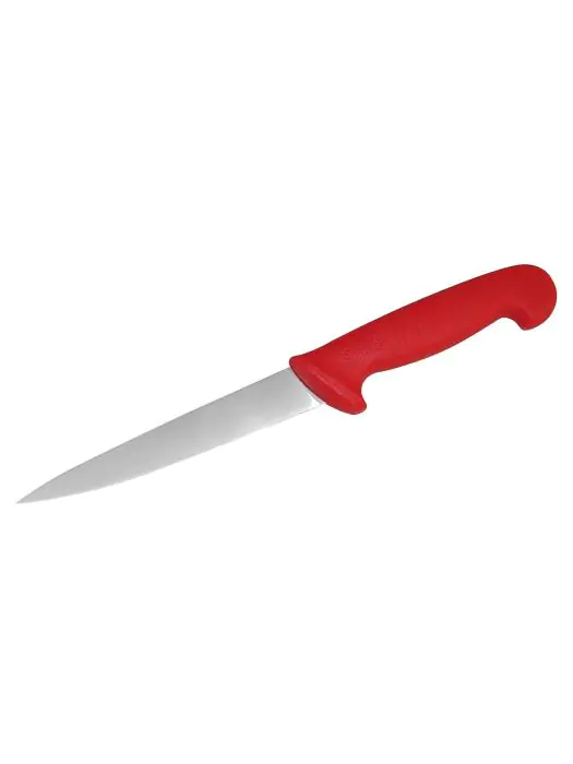 Uitbeenmes - HACCP - Gesmeed - Rood - L 16 CM - G-Line 76970 €5.99 Keukenmessen