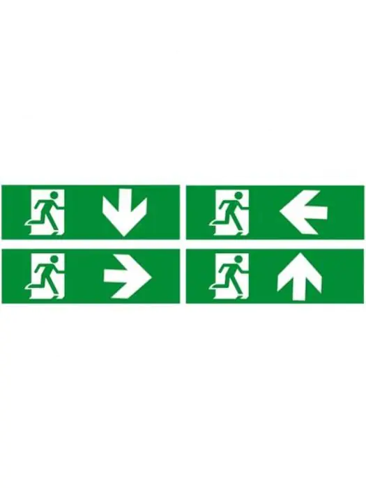 Noodverlichting - 4 Stuks - Groen - G-Line 61089 €5.25 Verlichting