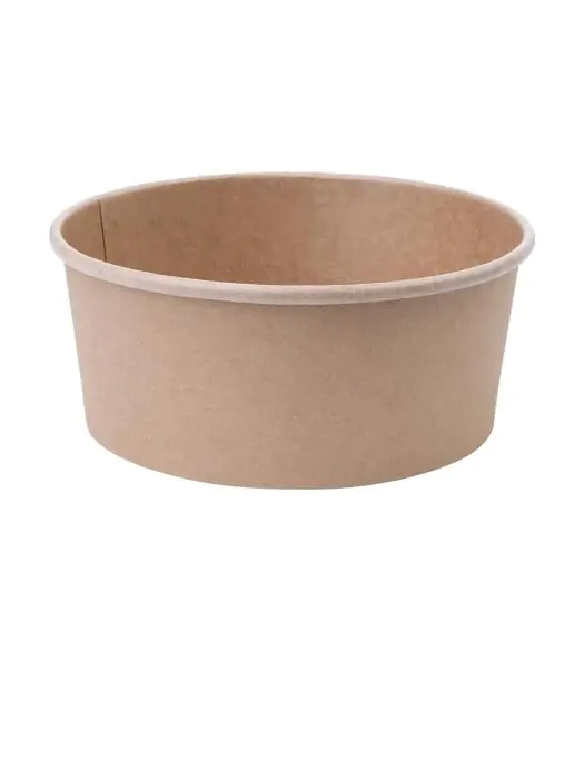 Wegwerp Saladeschaal - 0.75 Liter - 300 stuks - H 6.2 CM - Papier - Fiesta Green - FB197 FB197 €49.55 Wegwerp verpakkingen