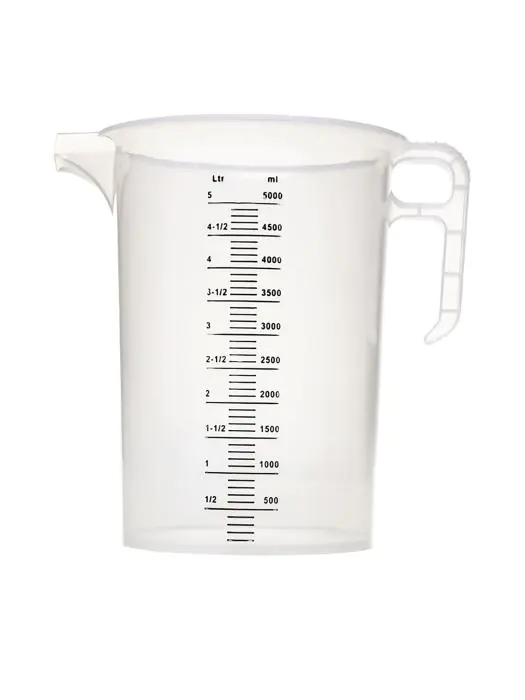 Maatbeker - 5 Liter - H 27 x 20.8 x 20.8 CM - FD329 FD329 €21.99 Maatbekers