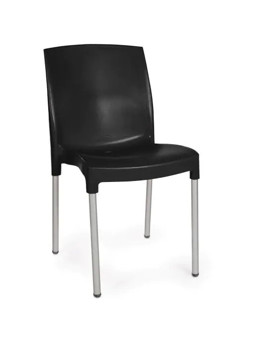 Terrasstoel Sita - Stapelbaar - Zwart - G-Line HW-61248 €27.95 Terrasstoelen