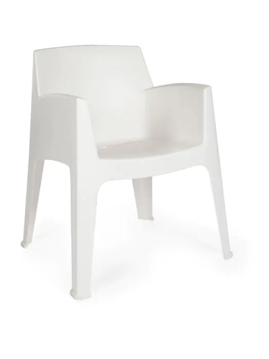 Terrasstoel Rosa - Stapelbaar - Wit - G-Line HW-61267 €39.95 Terrasstoelen
