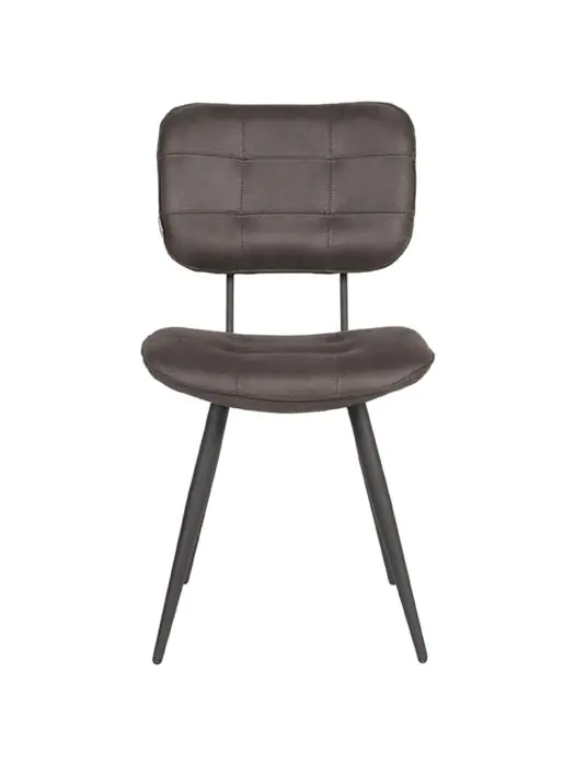 Stoel - Guus - Microfiber - Antraciet - G-Line 85215 €97.95 Metaal stoelen