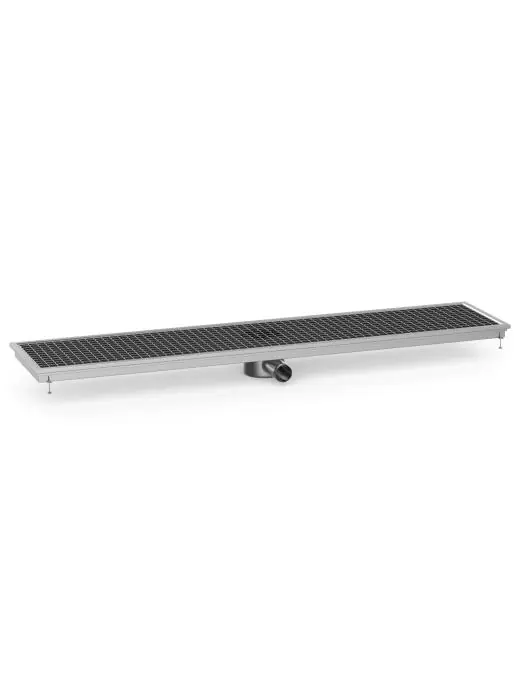 Vloerput - Zijuitloop - RVS - B 140 CM - G-Line 72851 €329.00 RVS vloerputten