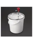 Sausdispenser - 10 Liter - Ø 27.5 x H 40 CM - RVS/Polypropyleen - Schneider - DA363 DA363 €130.98 Knijpflacons
