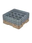 Vaatwaskorf - 16 comparitmenten - Beige - H 22.5 x 50 x 50 CM - Polypropyleen - Cambro - DE783 DE783 €96.90 Afwaskorven voor bekerglazen