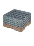 Vaatwaskorf - 25 comparitmenten - Beige - H 26.7 x 50 x 50 CM - Polypropyleen - Cambro - DE790 DE790 €91.21 Afwaskorven voor bekerglazen