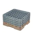 Vaatwaskorf - 49 comparitmenten - Beige - H 26.7 x 50 x 50 CM - Polypropyleen - Cambro - DE799 DE799 €92.86 Afwaskorven voor bekerglazen