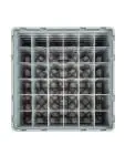 Vaatwaskorf - 36 compartimenten - Beige - H 30.8 x 50 x 50 CM - Polypropyleen - Cambro - DW559 DW559 €107.77 Afwaskorven voor bekerglazen