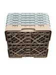 Vaatwaskorf - 49 compartimenten - Beige - H 30.8 x 50 x 50 CM - Polypropyleen - Cambro - DW562 DW562 €64.12 Afwaskorven voor bekerglazen
