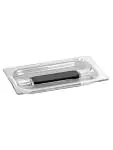 Deksel Gastronorm - 17.6 x 10.9 CM - 0.06 KG - Polycarbonaat - Transparant - -30°C / +100°C - Standaard - Utz - 038195 038195 €7.65 GN bakken plastic