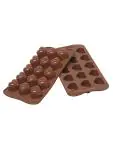 Bakmat Monamour - 22 x 11 CM - 0.07 KG - Silicoon - Bruin - 0.01 Liter - -60°C / +230°C - Silikomart - 070034 070034 €7.20 Bakmatten