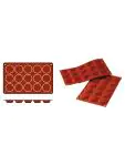 Bakmat Tartelettas - 0.205 KG - Silicoon - Rood - 0.025 Liter - -60°C / +230°C - Silikomart - 070050 070050 €8.95 Bakmatten