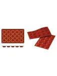 Bakmat Tartelettas-Mini - 0.19 KG - Silicoon - Rood - 0.02 Liter - -60°C / +230°C - Silikomart - 070053 070053 €8.95 Bakmatten