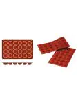 Bakmat Pomponnetes - 0.205 KG - Silicoon - Rood - 0.018 Liter - -60°C / +230°C - Silikomart - 070055 070055 €8.95 Bakmatten