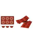 Bakmat Briochette - 0.22 KG - Silicoon - Rood - 0.11 Liter - -60°C / +230°C - Silikomart - 070074 070074 €8.95 Bakmatten