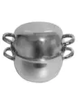 Mosselpan - H 11 CM - 0.7 KG - Ø18 CM - RVS - Verhoogd Model - 180040 180040 €10.75 Mosselpannen