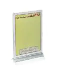 Menu Standaard - H 34 x 21 x 8 CM - 0.3 KG - plexiglas - Transparant - 880015 880015 €10.65 Tafelaccessoires