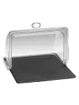 Serveerplateau - 1/2 GN - H 18.5 CM - Melamine - Zwart - Rolltop Deksel - 145206 145206 €32.50 Serveerplateau