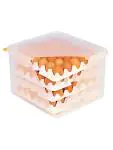 Eierbewaardoos - H 20 x 32.5 x 35.4 CM - 1.663 KG - Transparant - 19 Liter - -40°C / +90°C - Luchtdicht Afsluitbaar - Araven - 962110 E962110 €26.00 Voedselbakken