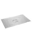 Deksel Gastronorm - 1/1 GN - 53 x 32.5 CM - Polycarbonaat - Transparant - -100°C / +100°C - Met Lepeluitsparing - Caterchef - 953015 E953015 €8.95 GN bakken plastic