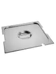 Deksel Gastronorm - 2/3 GN - 35.4 x 32.5 CM - RVS - Met Lepel En Greep Uitsparing - Caterchef - 953435 E953435 €13.45 GN deksels lepeluitsparing