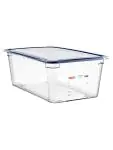 Voedseldoos - 1/1 GN - 24 Liter - H 20 x 53 x 32.5 CM - Polycarbonaat - Transparant - -40°C / +99°C - Met Siliconen Afdichtrand - Araven - 962411 E962411 €48.00 Voedselbakken