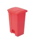 Afvalemmer - 87 Liter - Rood - H 82 x 49.5 x 40 CM - Polypropyleen - Jantex - DC712 DC712 €150.24 Afvalbakken