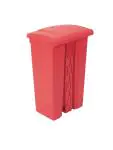 Afvalemmer - 87 Liter - Rood - H 82 x 49.5 x 40 CM - Polypropyleen - Jantex - DC712 DC712 €150.24 Afvalbakken