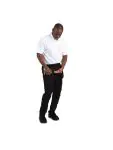 Geldschort - Unisex - One Size - Zwart - H 30.5 x 45 CM - Polyester/Katoen - Whites Chefs Clothing - A551 A551 €6.49 Schorten en sloven