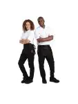 Geldschort - Unisex - One Size - Zwart - H 30.5 x 45 CM - Polyester/Katoen - Whites Chefs Clothing - A551 A551 €6.49 Schorten en sloven