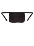 Geldschort - Unisex - One Size - Zwart - H 30.5 x 45 CM - Polyester/Katoen - Whites Chefs Clothing - A551 A551 €6.49 Schorten en sloven
