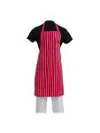 Halterschort - Unisex - Rood/Wit - 71 x 97 CM - Polyester/Katoen - Whites Chefs Clothing - A532 A532 €11.69 Schorten en sloven