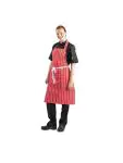 Halterschort - Unisex - Rood/Wit - 71 x 97 CM - Polyester/Katoen - Whites Chefs Clothing - A532 A532 €11.69 Schorten en sloven