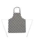 Kinderschort - One Size - Zwart/Wit - 51 x 68.5 CM - Polyester/Katoen - Whites Chefs Clothing - B357 B357 €7.29 Schorten en sloven