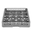 Vaatwaskorf - 16 compartimenten - Grijs - H 10 x 50 x 50 CM - Kunststof - Vogue - F612 F612 €21.99 Afwaskorven voor bekerglazen