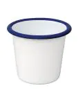 Sauspotje - 11.4 CL - 6 stuks - Blauw/Wit - Ø 6.5 x H 6 CM - Emaille - Olympia - DC383 DC383 €14.29 Schaaltjes en potjes