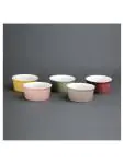 Ramekin - 14.5 CL - 12 stuks - Groen - Ø 9 x H 4.2 CM - Steengoed - Olympia - DC809 DC809 €23.73 Schalen