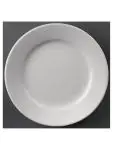 Bord - 12 stuks - Ø 20.2 x H 2.5 CM - Porselein - Olympia - CC207 CC207 €24.00 Borden