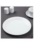 Bord - 12 stuks - Ø 22.6 x H 2.2 x 23 CM - Porselein - Olympia - CF363 CF363 €30.85 Borden