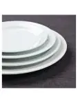 Bord - 12 stuks - Ø 25.4 x H 2.7 CM - Porselein - Olympia - CF364 CF364 €42.86 Borden
