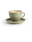 Espressokop - 22.8 CL - 6 stuks - Groen - Ø 9.3 x H 6.8 CM - Porselein - Olympia - GP478 GP478 €28.73 Kopjes & mokken