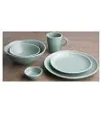 Bord - 6 stuks - Groen - Ø 27 x H 3.15 CM - Porselein - Olympia - DR800 DR800 €110.00 Borden