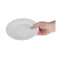 Bord - 12 stuks - Ø 20 x H 2.1 CM - Porselein - Olympia - CB479 CB479 €37.16 Borden