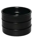 Schaal - 6 stuks - Zwart - Ø 13.4 x H 3 CM - Olympia - DK833 DK833 €27.44 Schaaltjes en potjes