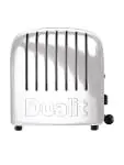 Broodrooster - 6 sleuven - Wit - H 22 x 46 x 21 CM - 230 V - Dualit - E975 E975 €343.90 Tosti / broodrooster apparatuur