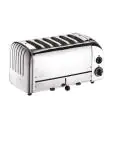 Broodrooster - 6 sleuven - RVS - H 22 x 46 x 21 CM - 230 V - Dualit - E972 E972 €362.25 Tosti / broodrooster apparatuur
